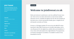 Desktop Screenshot of joinfreesat.co.uk